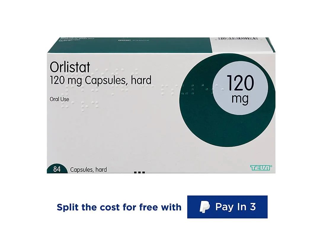Orlistat 120mg hard capsules for weight loss UK