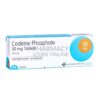 Codeine Phosphate 30mg Tablets by Teva in 100-tablet pack for prescription pain relief and pain management.