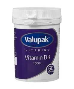 Valupak Vitamin D3 1000 IU tablets 60 tablets UK