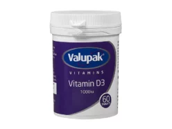 Valupak Vitamin D3 1000 IU tablets 60 tablets UK